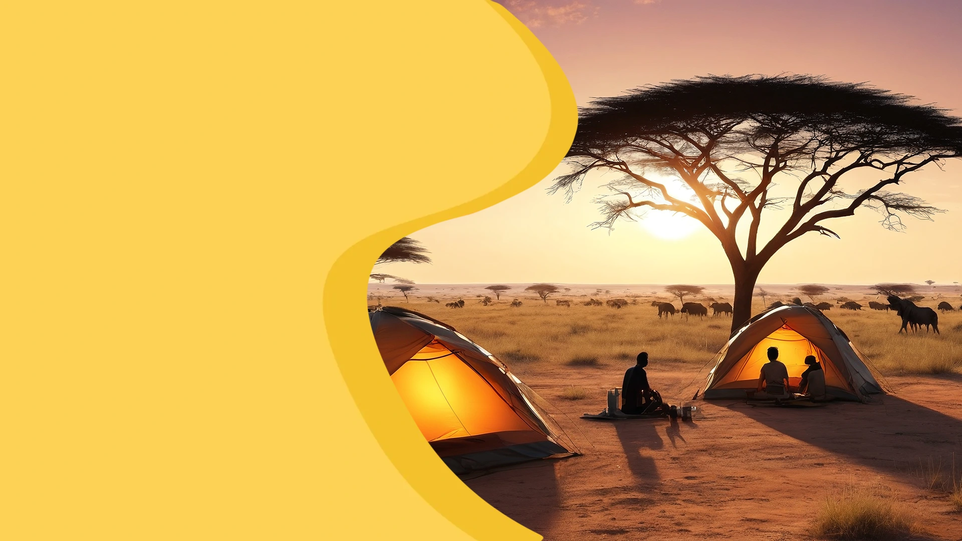 Expériences authentiques de safari-camping